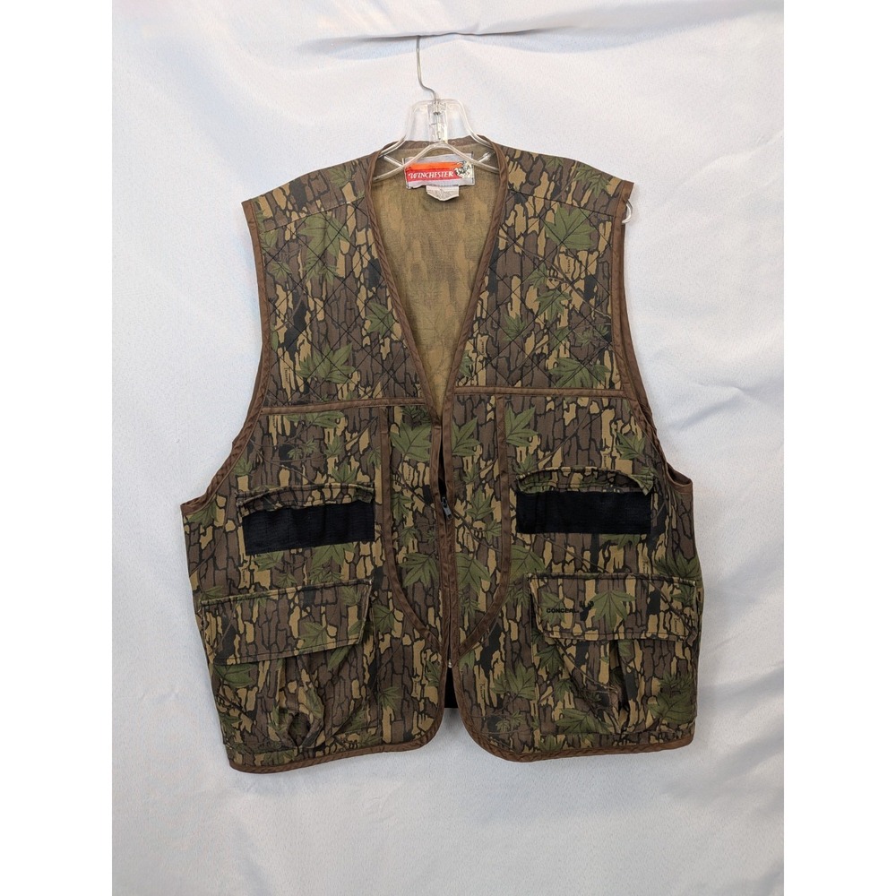 Winchester‎ Camo Hunting Vest XL Gorpcore Quilted Utility Shooting Vest